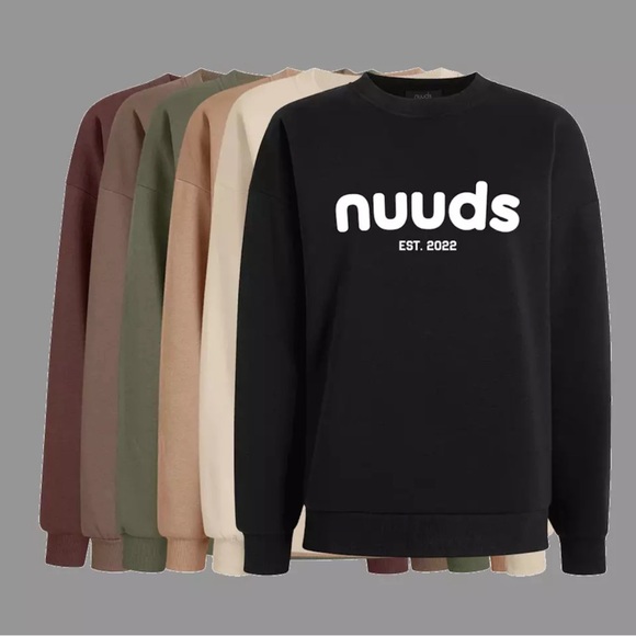 BRAND NEW Nuuds Limited Edition Birthday Sweatshirt Mocha XL Daryl Ann Denner - Picture 8 of 8